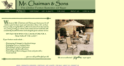 Desktop Screenshot of chairmanandsons.com